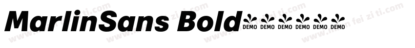 MarlinSans Bold字体转换